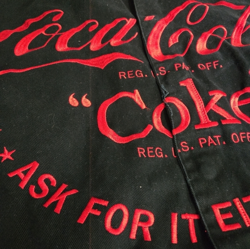 COCA COLA JH DESIGNS 2X RACING VARSITY RETRO EMBROIDERED JACKET - Picture 10 of 15